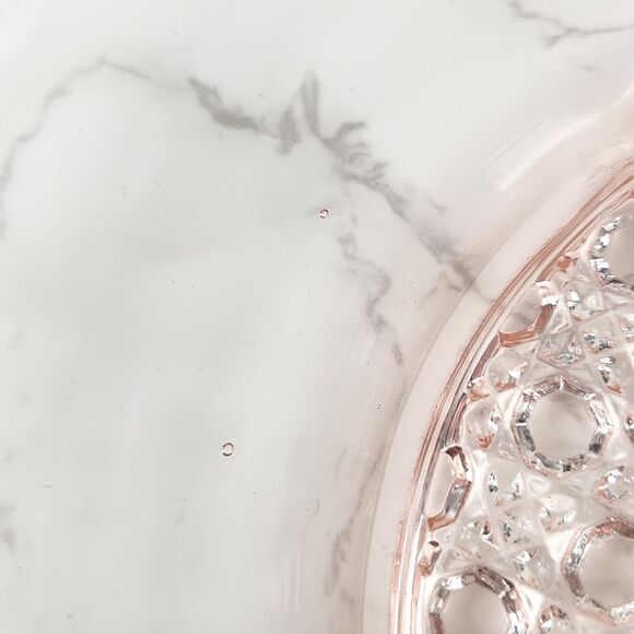 LancasterĀ VintageāPink Glass Landrum 10" Handheld Salad Serving Plate - Picture 7 of 9